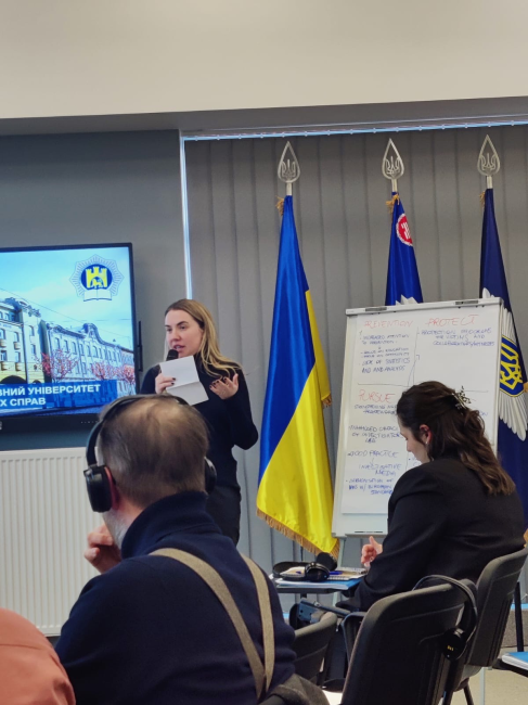 Участь працівників БЕБ у консультаціях з питань боротьби з організованою злочинністю в умовах війни на базі Львівського державного університету внутрішніх справ