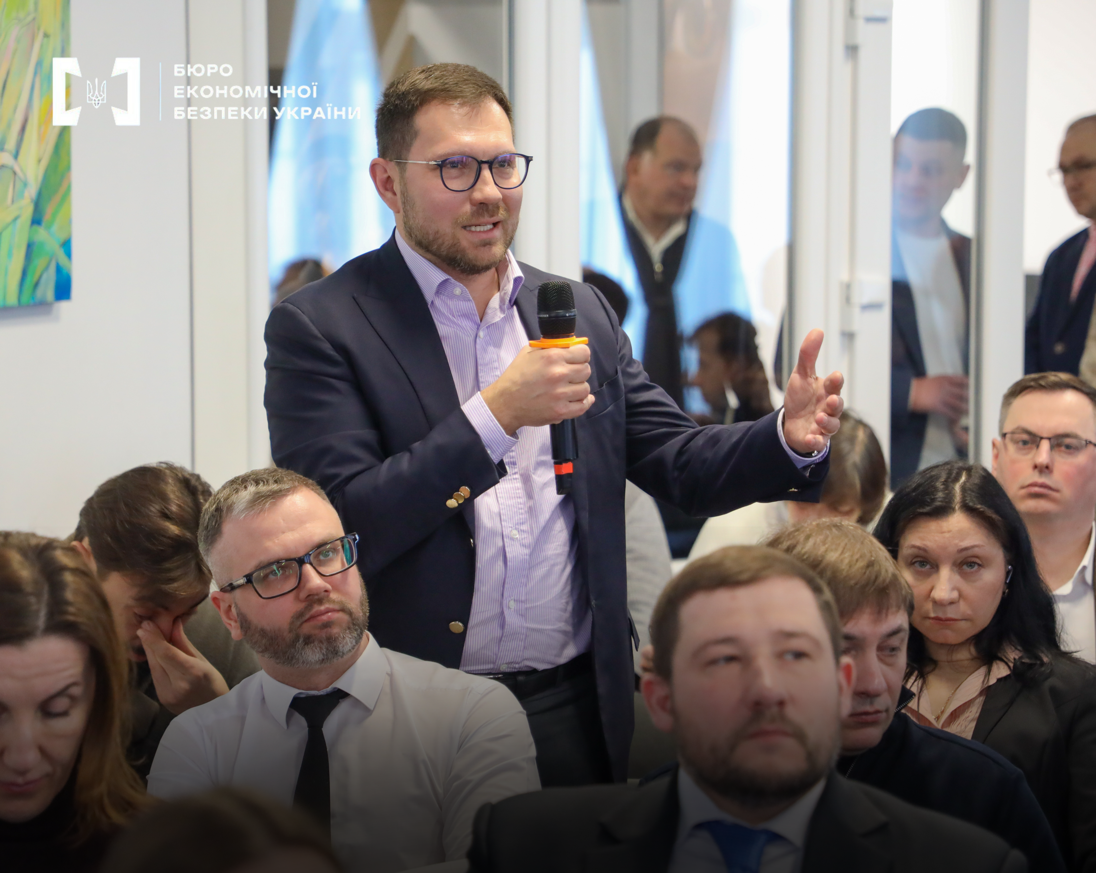 Mykola Stetsenko, President of the Ukrainian Bar Association, during a public discussion